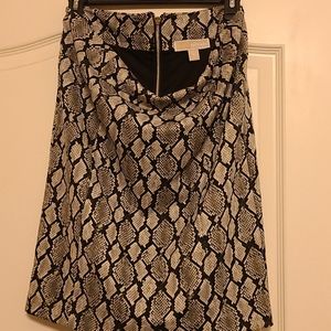 Michael Kors Snake Print Skirt